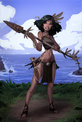 Island Warrior Girl
