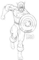 Young Captain America by Johnny Romero