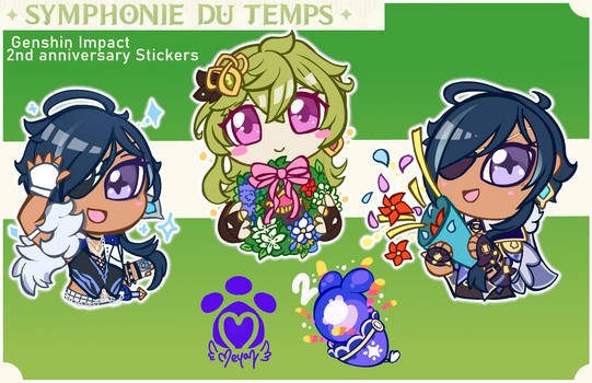 Genshin Symphony across Time stickers