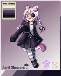 Sproutfight color-themed outfit 1: April Shower