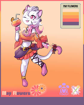 Sproutfight color-themed outfit -  May Flowers
