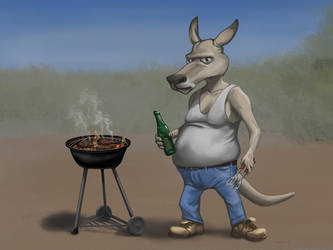 Dusty the kangaroo