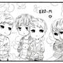 EXO-M chibi doodle