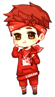Luhan in red