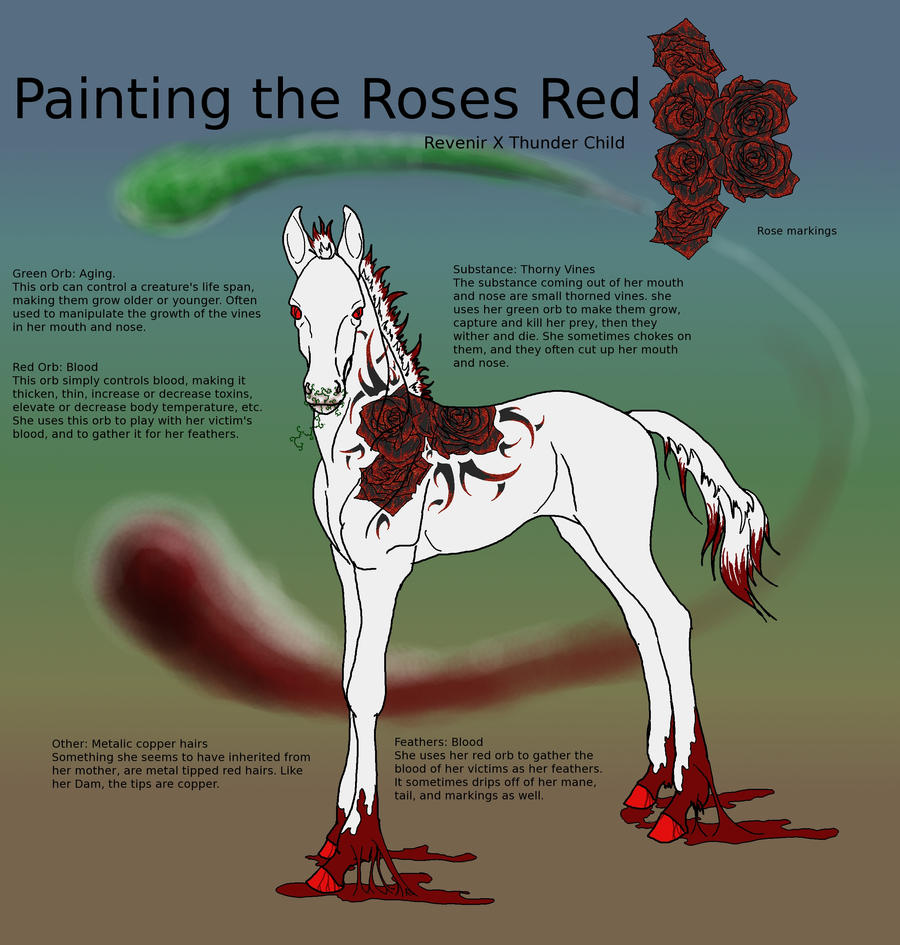 Foal: Painting the Roses Red