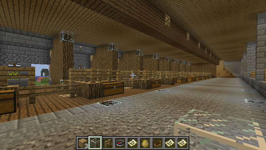 Barn Minecraft Inside