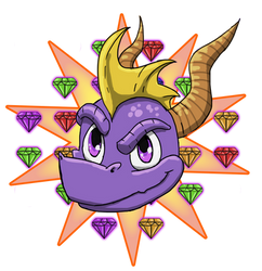 Classic Spyro Head