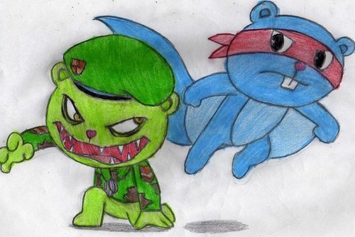 flippy vs splendid by arcangel892 on DeviantArt