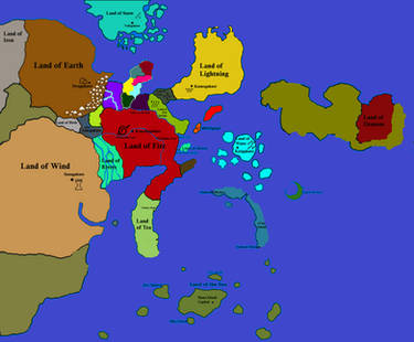 World Map - Reign of Golden Darkness