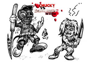 CHUCKY versus SCREAMBOAT WILLIE