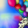 flying balloons