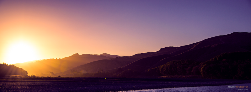 Wairau River sundown