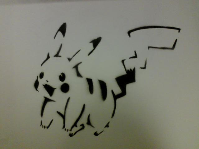 Pikachu Stencil By Travisdaman On DeviantArt