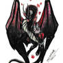 [Tattoo commission] Dark Rose Dragon