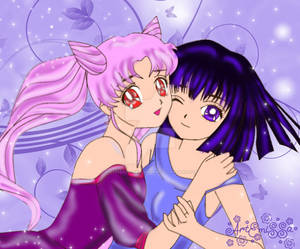 Chibiusa and hotaru