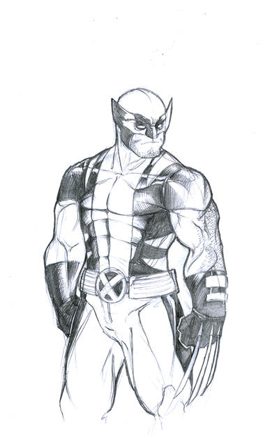 Wolverine sketch by Averno7 on DeviantArt