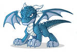 Blue dragon by Averno7