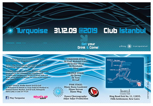 Turquoise 2010 NYE Flyer