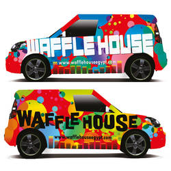 Waffle Car Wrap