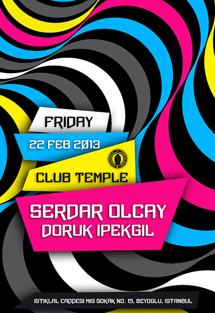 Club Temple Istanbul Flyer