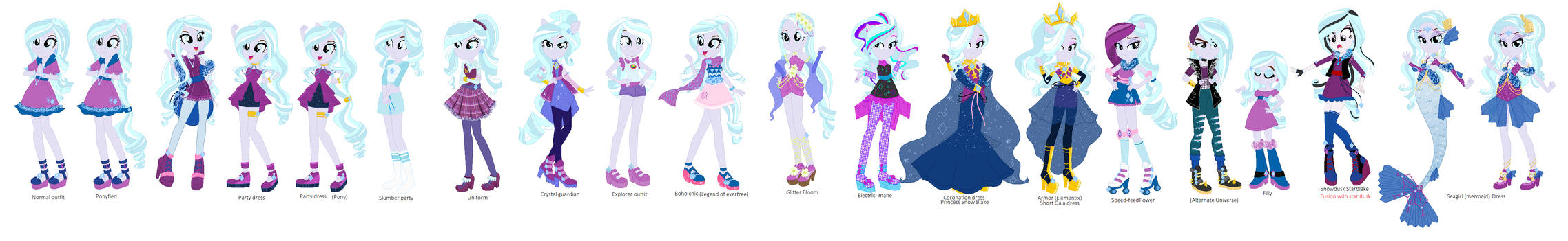 (MLPEG) Snow Blake all styles.