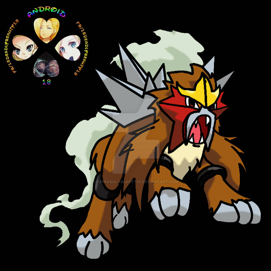 Entei by 18deadulybeauty18 on DeviantArt