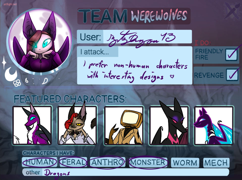 ArtFight Card 2023 by MysteryDragon13 on DeviantArt