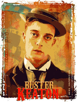 Buster Keaton vector tshirt