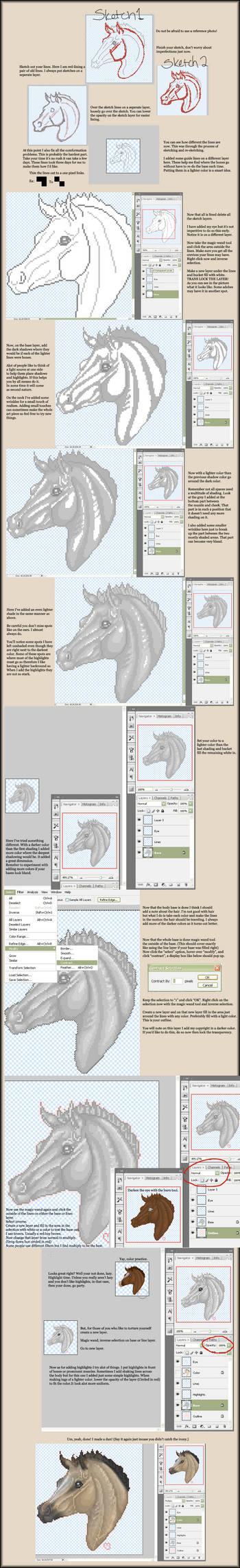 Pixel Coloring Tutorial