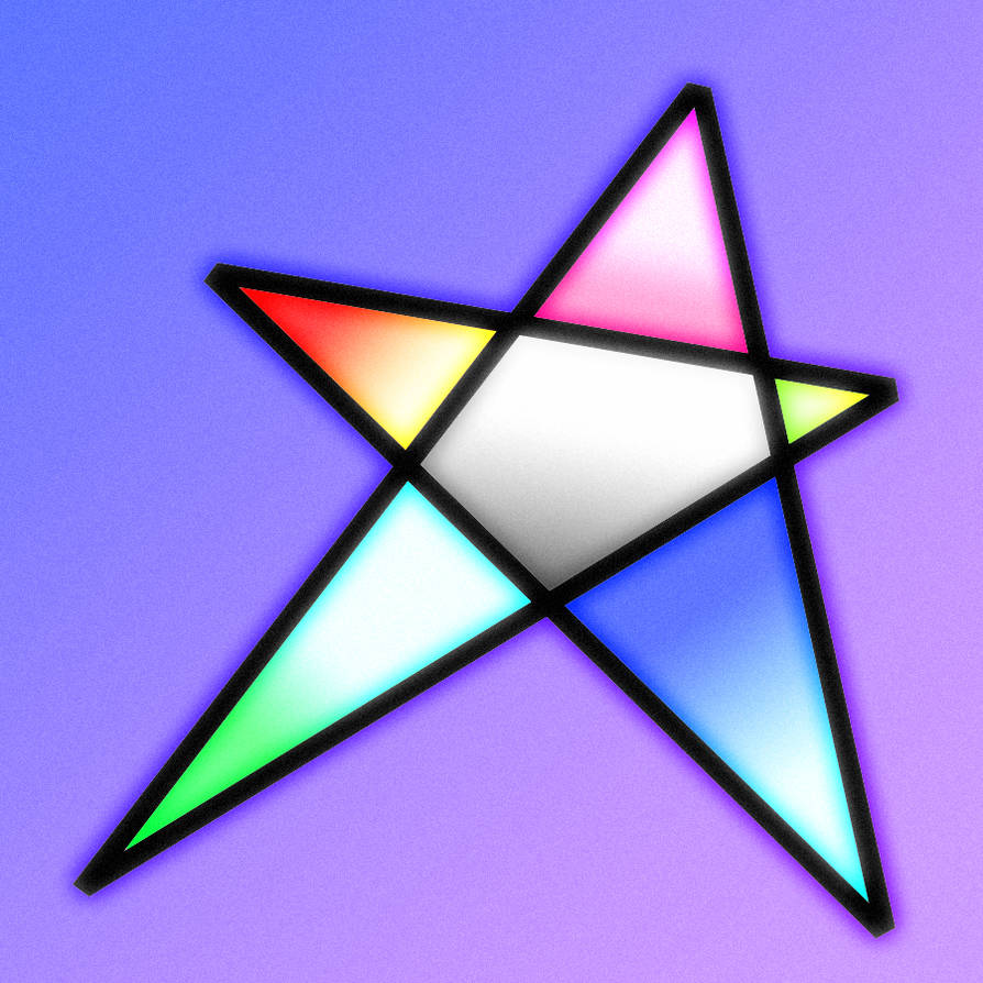 Diffuse Gradient Star by GeniusSolar on DeviantArt