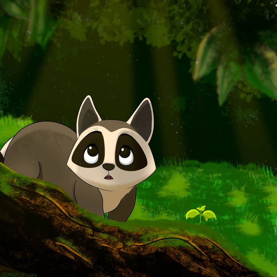 Peter Rabbit Raccoon Fox Peter the raccoon by starburstUWU on DeviantArt