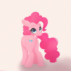 Pinkie grabbed her tail