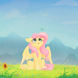 Sometimes Fluttershy likes to take her in nature