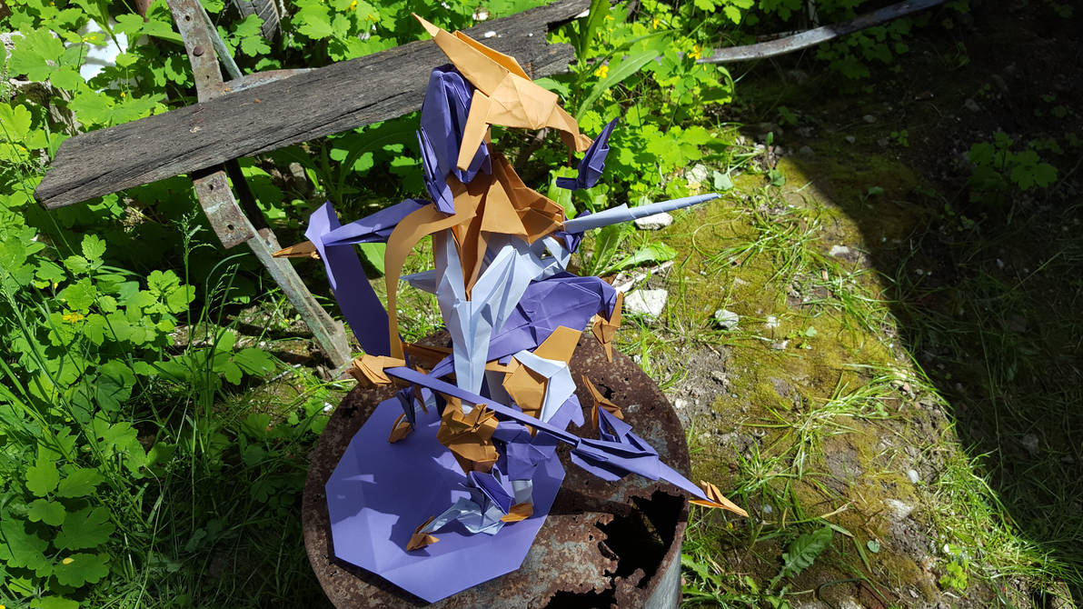 Origami Engine Origami World Engine MK II (Melee) A by BoyarTactics on DeviantArt