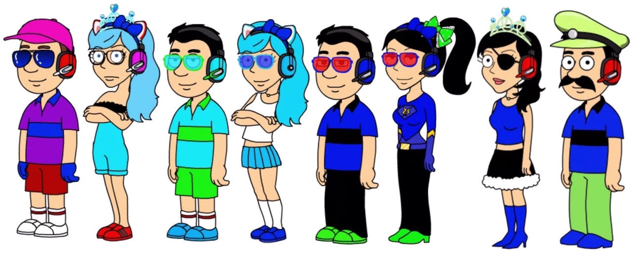 Bryan on X: I made redesign of me, @cjgamertv14, @Gomez6664 and
