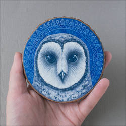 Cosmic blue owl
