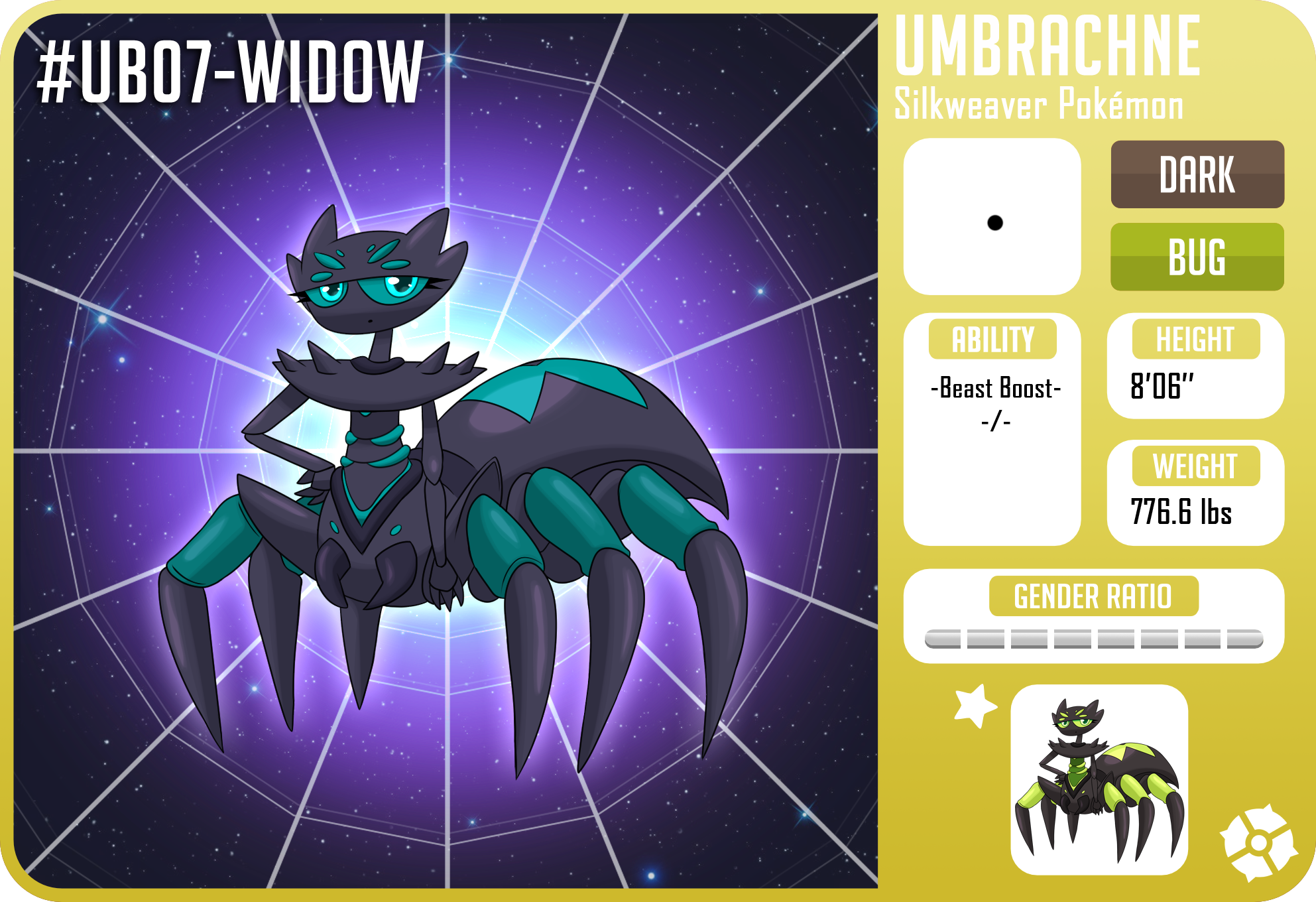 UB07: Widow // Umbrachne :Fakemon::Ultra Beast: