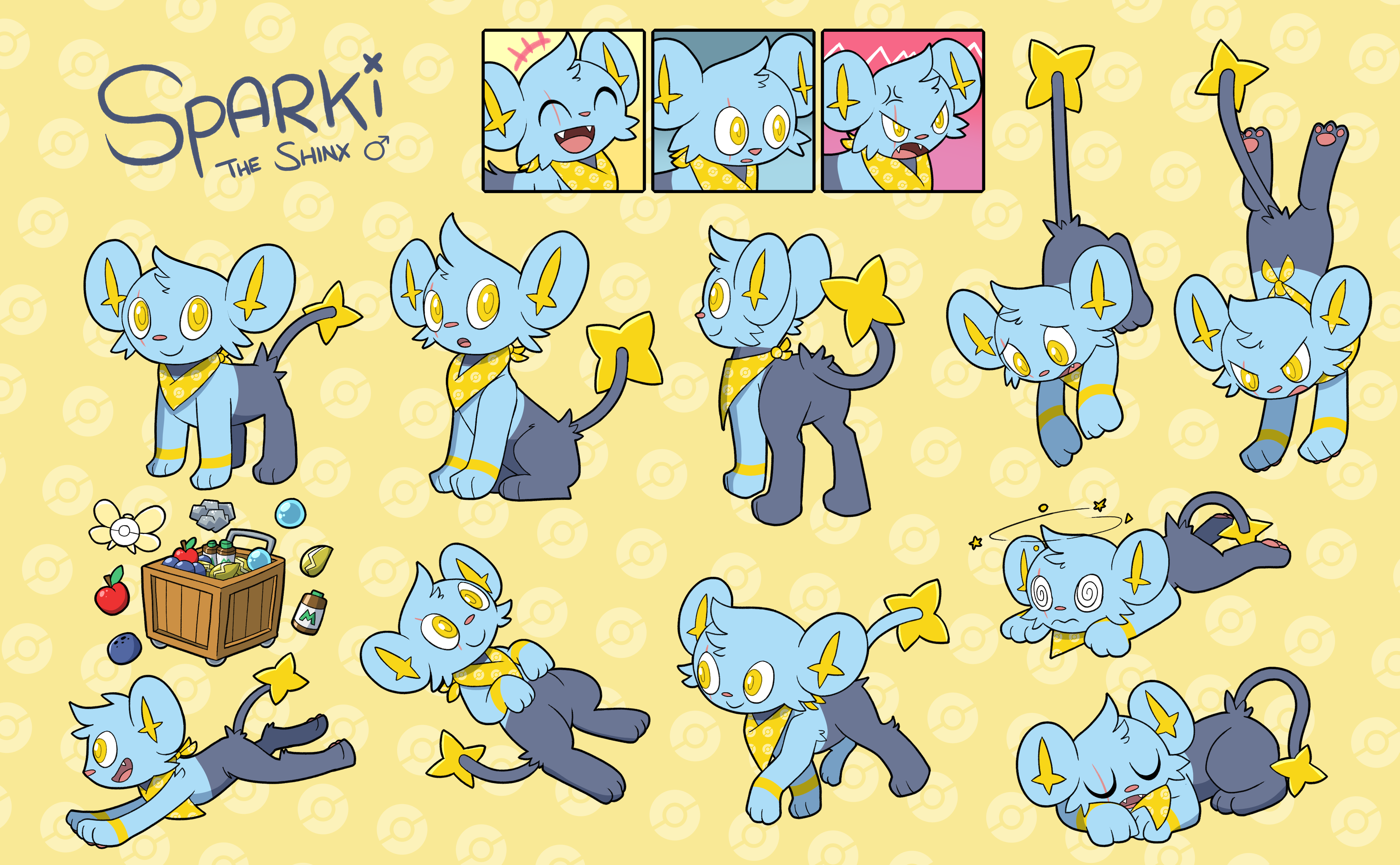 Shinx e Skitty by Arcossauro on DeviantArt