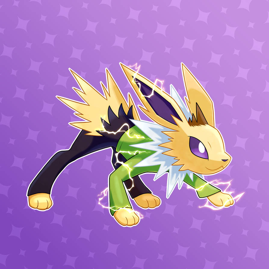 Lightning Ruff Pokemon :Art Trade: Lightning by CosmicSpitfire on DeviantArt
