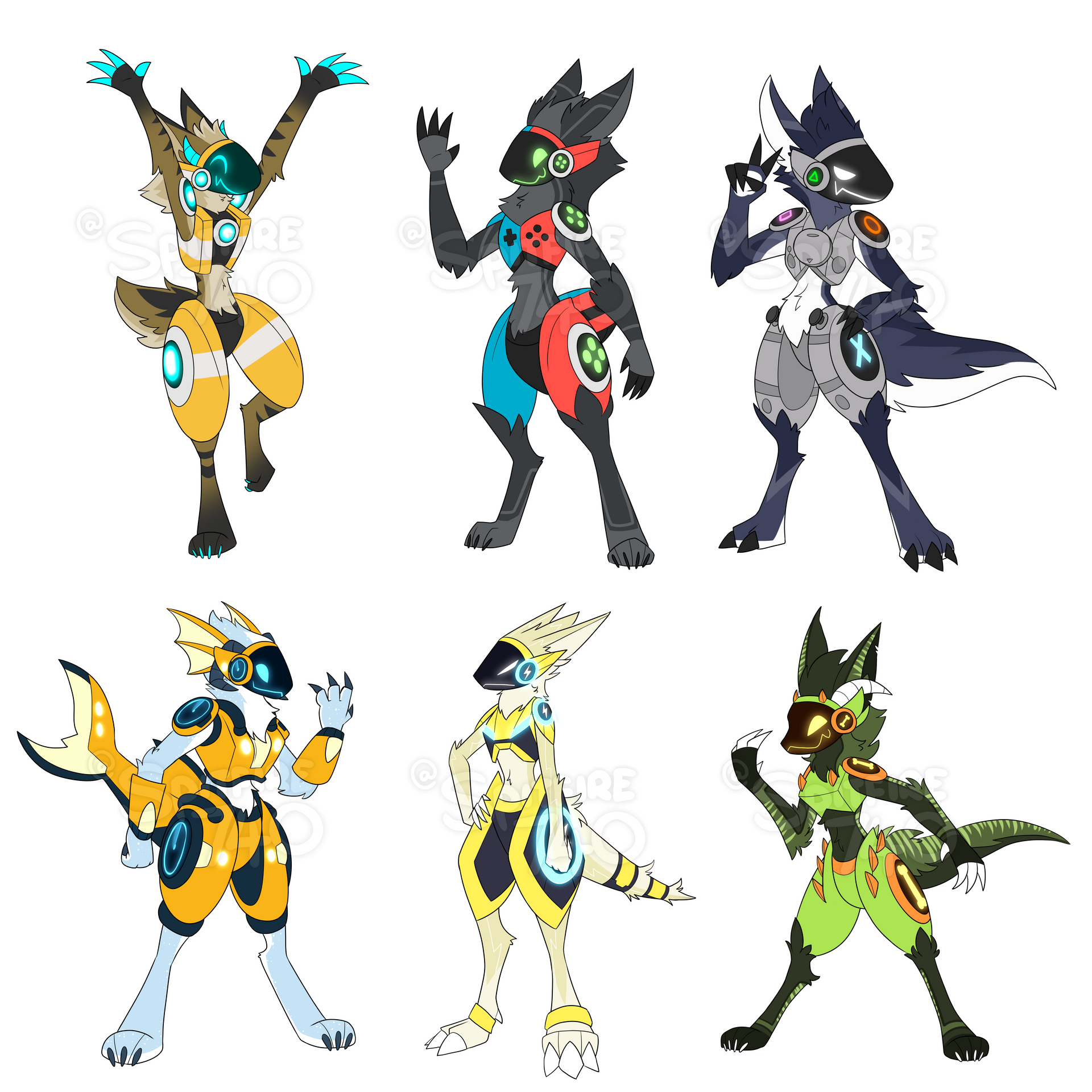 :ADOPT: Protogens - CLOSED by CosmicSpitfire on DeviantArt