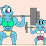 Gumball and Nicole, work out part 7