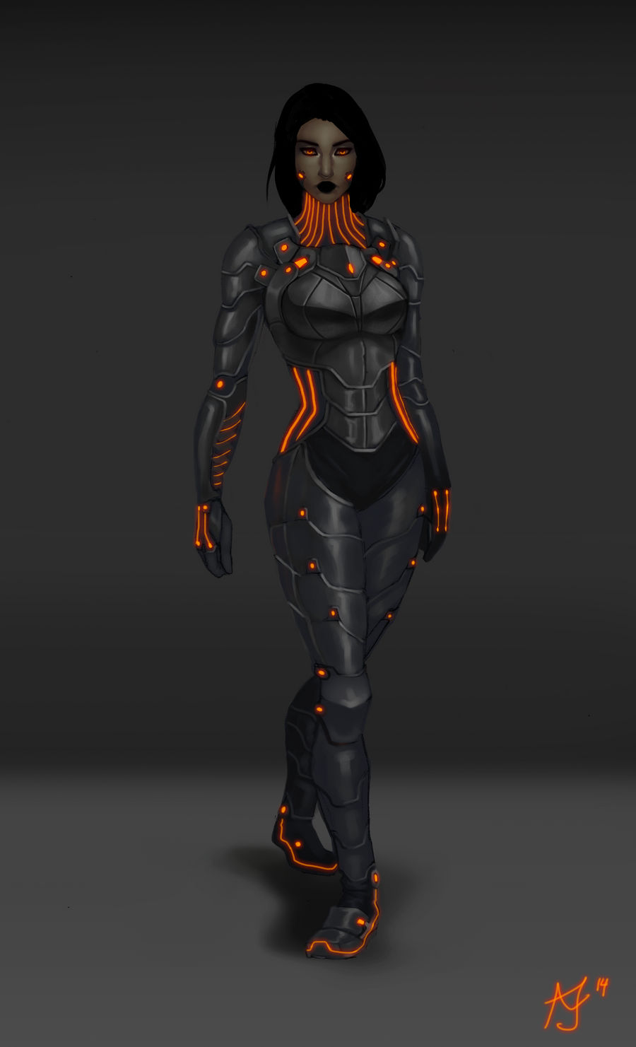 SciFi Female Armor by Xelandra on DeviantArt