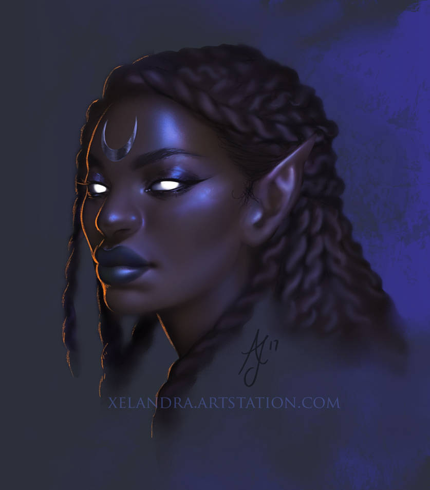 Moon elf by tira-owl on deviantart Moon Elf by Xelandra on DeviantArt