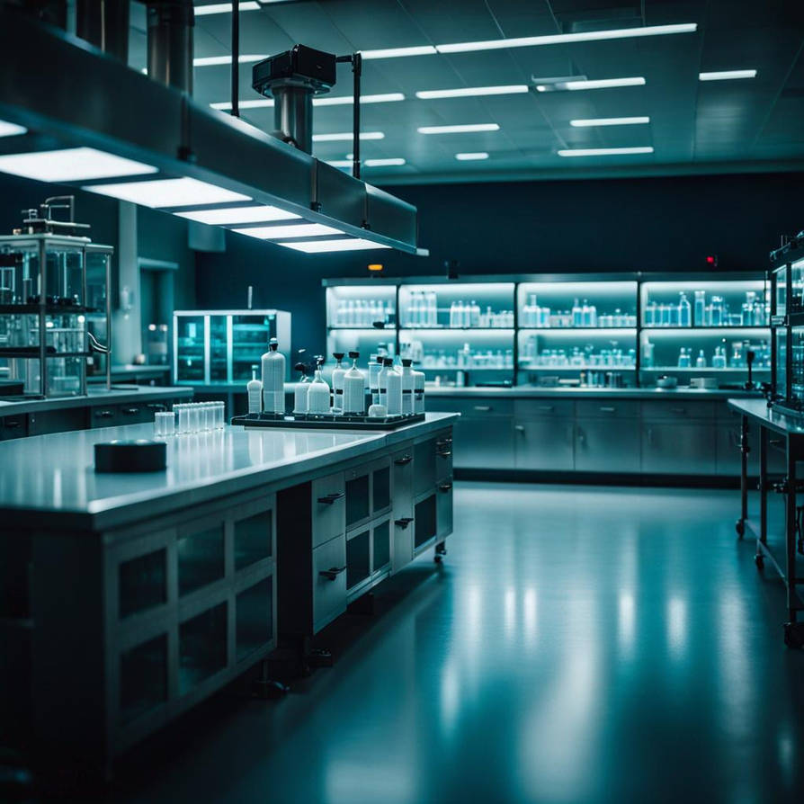 An empty science lab at night by cantfindadecentalias on DeviantArt