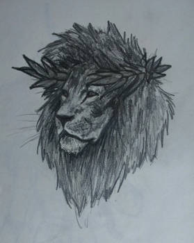 Lion - greek god sketch