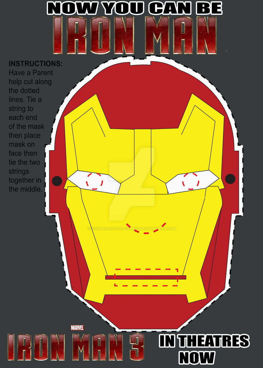 Iron Man Cereal Mask