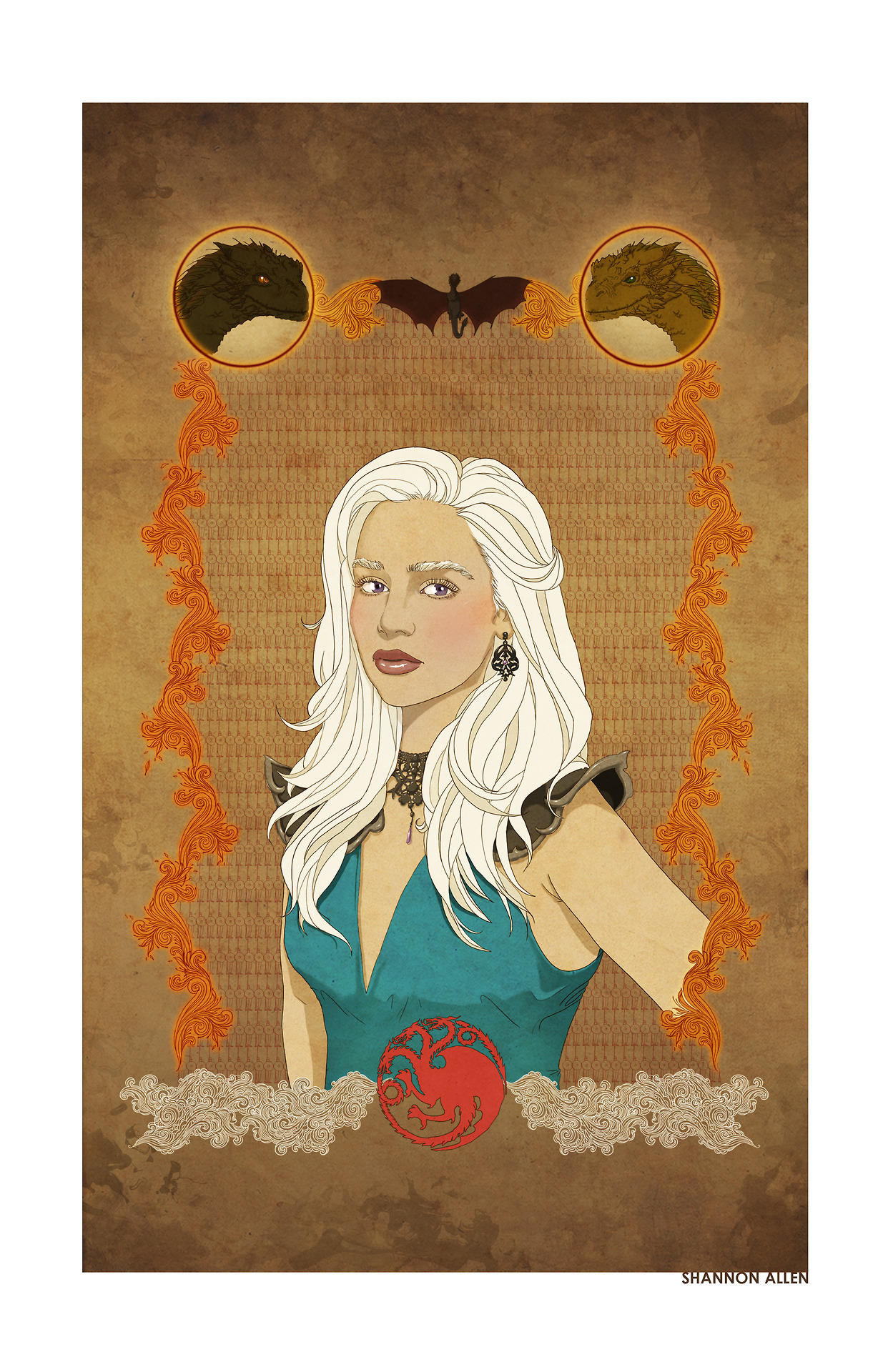 Daenerys Stormborn Targaryen poster