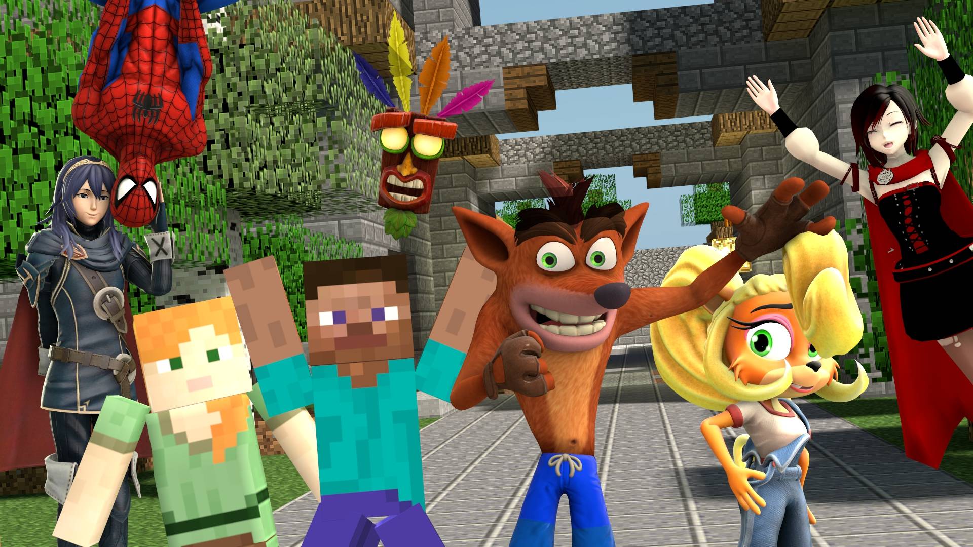 Friend Minecraft Background Minecraft friends by kongzillarex2021 on DeviantArt
