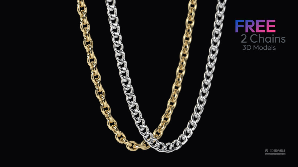 Free Chains 3D Models For Rendering Pendants by 3djewelspro on DeviantArt