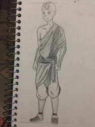 First drawing of Aang